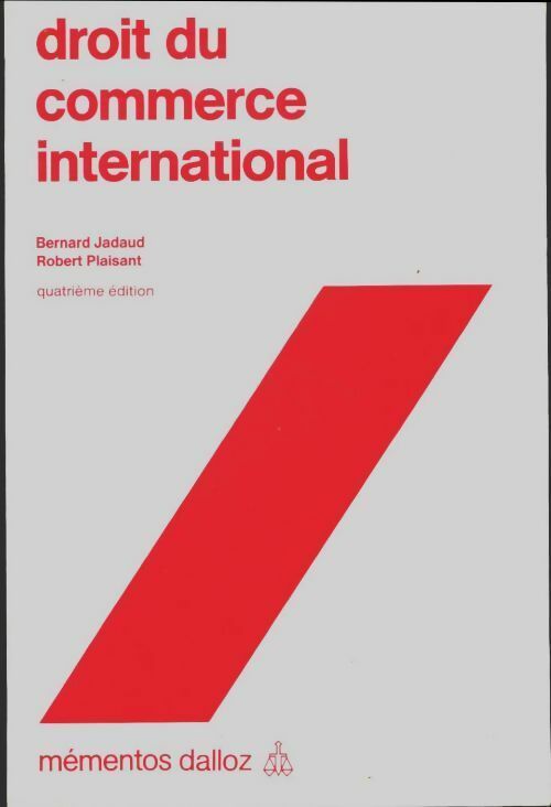 Livrenpoche : Droit du commerce international - Bernard Jadaud - Livre