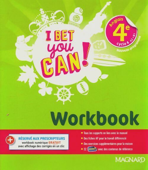 Livrenpoche : I bet you can 4e workbook - Michèle Jaillet - Livre