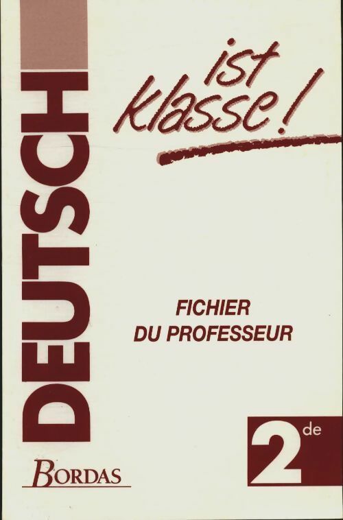 Livrenpoche : Deutsch ist klasse seconde. Livret du professeur - Collectif - Livre
