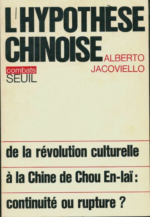 Livrenpoche : L'hypothèse chinoise - Alberto Jacoviello - Livre