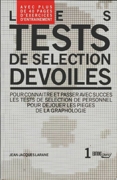 Livrenpoche : Les tests de sélection dévoilés - Jean-Jacques Larané - Livre