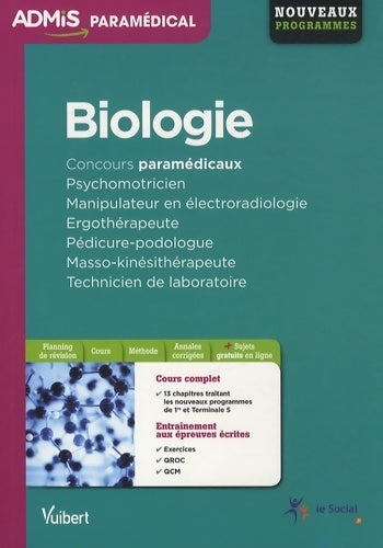 Livrenpoche : Biologie. Concours paramédicaux - Rafael De Guevara - Livre
