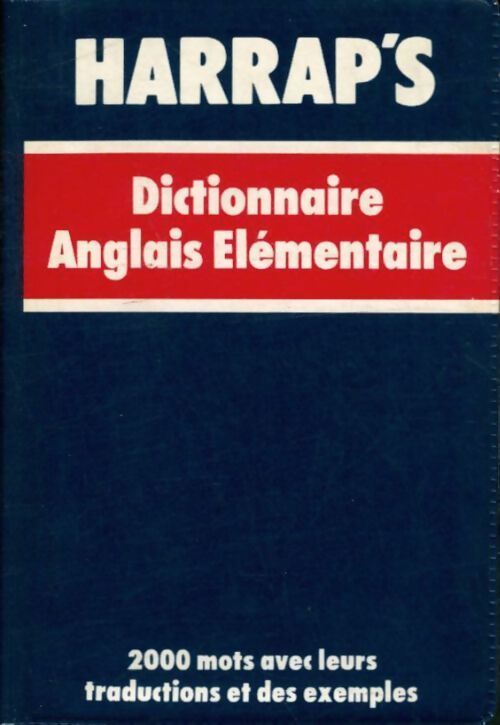Livrenpoche : Dictionnaire Anglais élémentaire - Collectif - Livre
