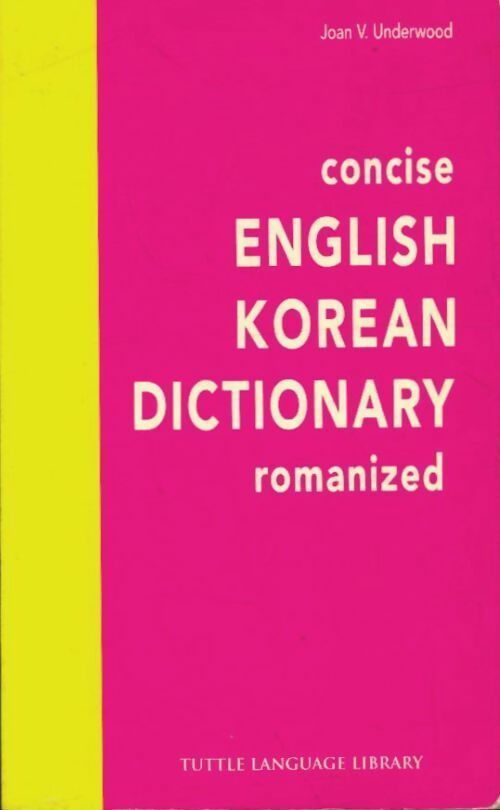 Livrenpoche : Concise english-korean dictionary - Joan V. Underwood - Livre
