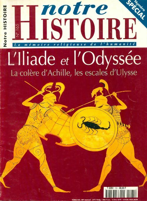 Livrenpoche : Notre histoire n°165 : L'Iliade et l'Odyssée - Collectif - Livre