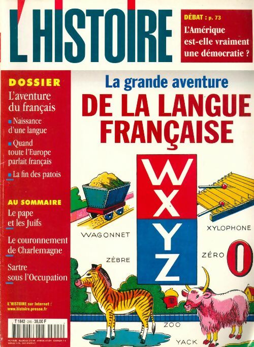 Livrenpoche : L'histoire n°248 : La grande aventure de la langue française - Collectif - Livre