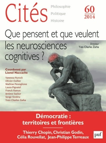Livrenpoche : Cités 2014 - n°60 - Yves Charles Zarka - Livre