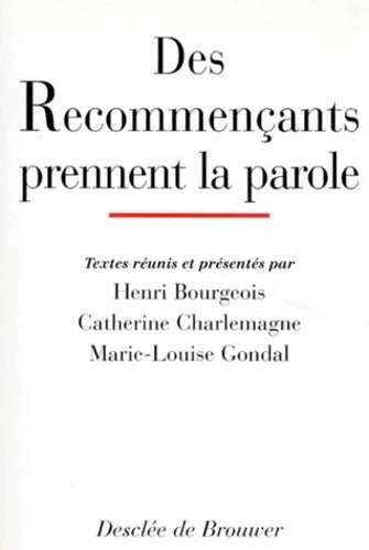 Livrenpoche : Des recommençants prennent parole - Collectif - Livre