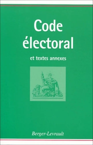Livrenpoche : Code électoral 14e édition - Collectif - Livre
