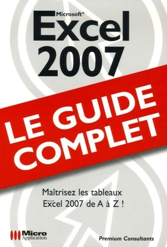 Livrenpoche : Excel 2007 - Premium Consultants - Livre