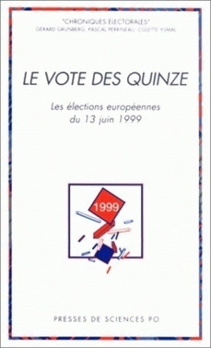 Livrenpoche : Les élections européennes de juin 1999 - Gérard Grunberg - Livre