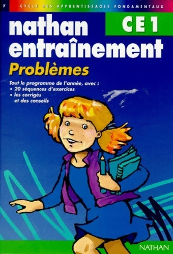 Livrenpoche : Nathan entraînement : Problèmes n°7. CE1 - Jean-Luc Caron - Livre