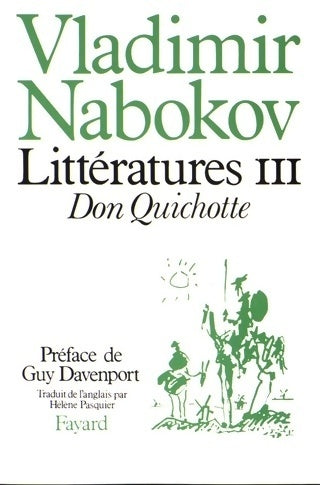 Livrenpoche : Littératures Tome III : Don Quichotte - Vladimir Nabokov - Livre