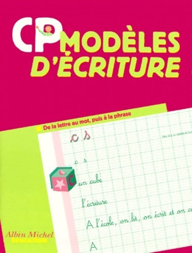 Livrenpoche : Modèles d'écriture CP - Brossier - Livre