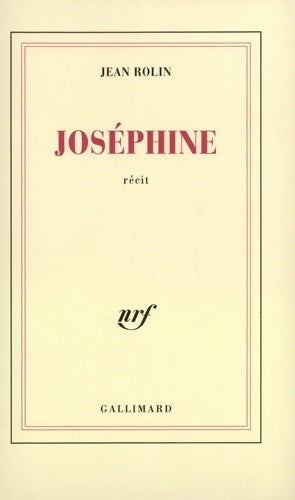 Livrenpoche : Joséphine - Jean Rolin - Livre
