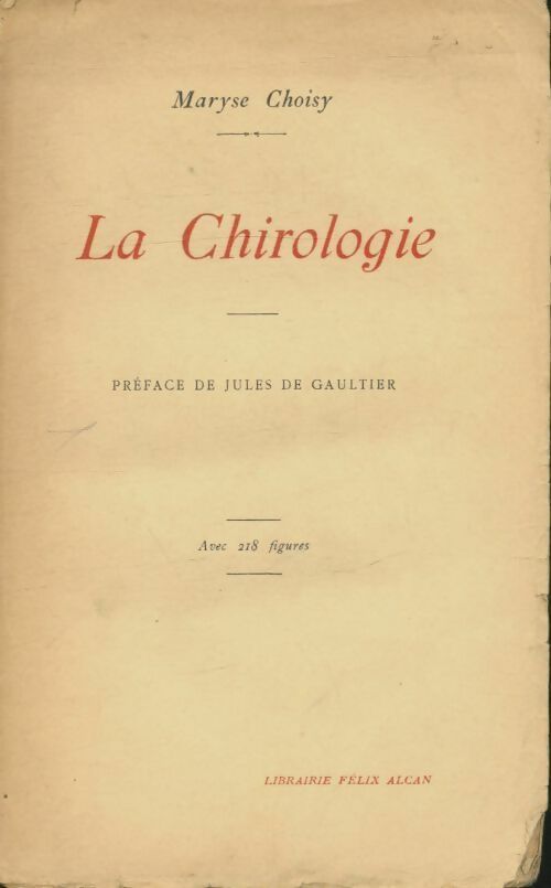 Livrenpoche : La chirologie - Maryse Choisy - Livre