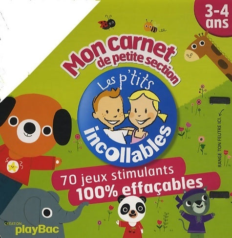 Livrenpoche : Mon carnet de jeux effaçables petite section 3-4 ans - Marion Billet - Livre