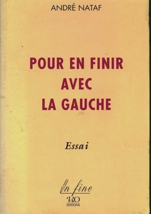 Livrenpoche : Pour en finir avec la gauche - André Nataf - Livre