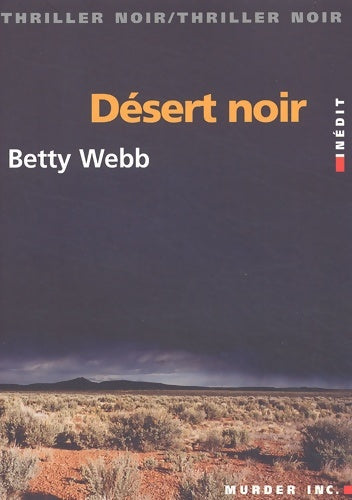 Livrenpoche : Désert noir - Betty Webb - Livre