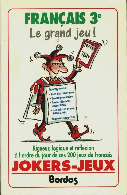 Livrenpoche : Joker jeu français 3e - Duchatel - Livre