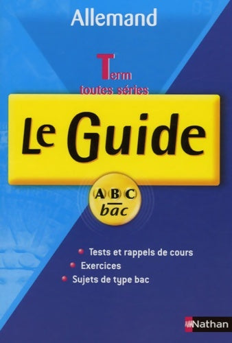 Livrenpoche : Allemand Terminales toutes séries - Nathalie Faure-Paschal - Livre