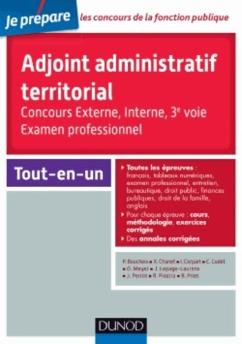 Livrenpoche : Adjoint administratif territorial - concours et examen professionel - Odile Meyer - Livre