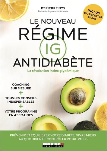 Le nouveau régime ig antidiabète - Pierre Nys - Livre