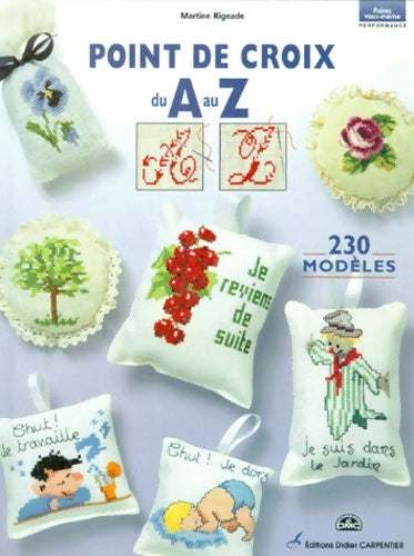 Livrenpoche : Point de croix de A à Z - Martine Rigeade - Livre