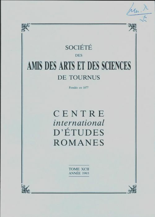 Livrenpoche : Société des amis des arts et des sciences de Tournus Tome XCII - Collectif - Livre