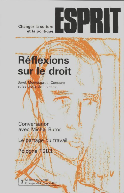 Livrenpoche : Esprit n°75 : Réflexions sur le droit - Collectif - Livre