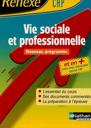Livrenpoche : Vie sociale et professionnelle CAP - Collectif - Livre