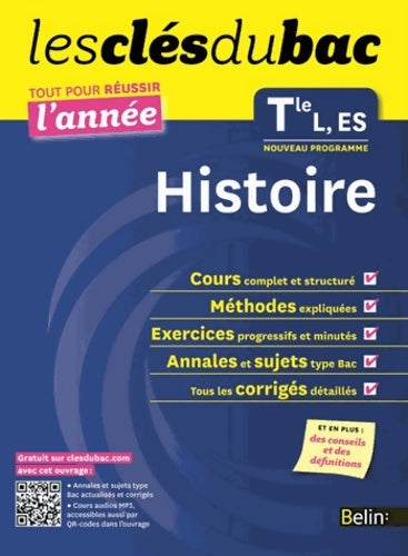 Livrenpoche : Histoire Terminale L, ES - Nicolas Balaresque - Livre