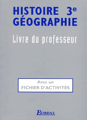 Livrenpoche : Histoire géographie : 3e. Livret du professeur - Bernard Klein - Livre