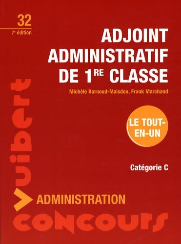 Livrenpoche : Adjoint administratif de 1e classe - Michèle Barnoud-maisdon - Livre