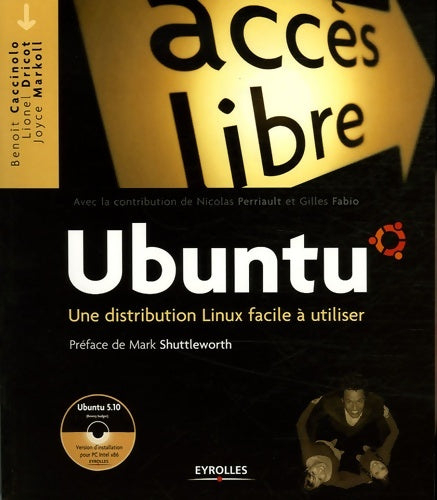 Livrenpoche : Ubuntu : La distribution linux facile à utiliser - Benoît Caccinolo - Livre