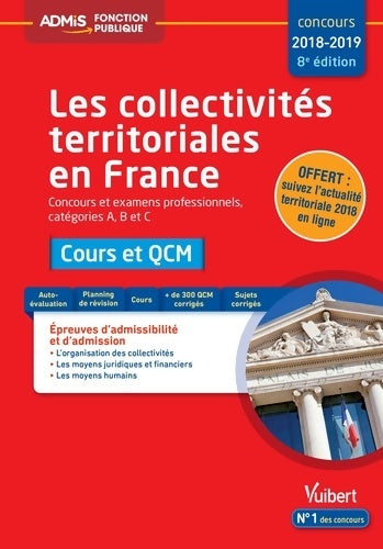 Livrenpoche : Les collectivités territoriales en France - cours et QCM - Pierre Chapsal - Livre