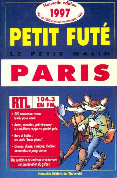 Livrenpoche : Petit fûté paris. Edition 1997 - Collectif - Livre