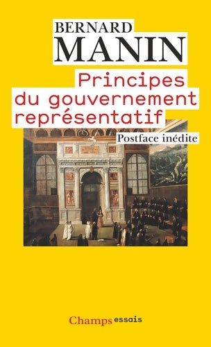 Livrenpoche : Principes du gouvernement représentatif - Bernard Manin - Livre