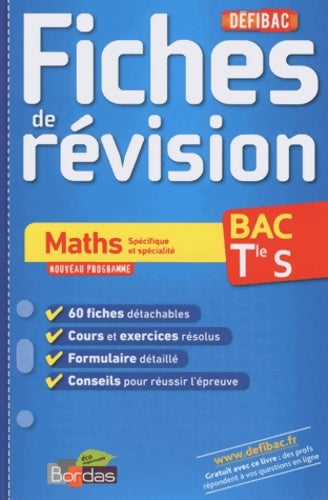Livrenpoche : Maths Terminale S - Catherine Lebert - Livre