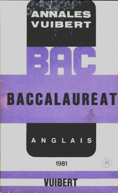 Livrenpoche : Anglais Terminales 1981 - Collectif - Livre