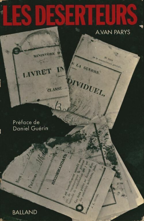 Livrenpoche : Les déserteurs - A Van Parys - Livre