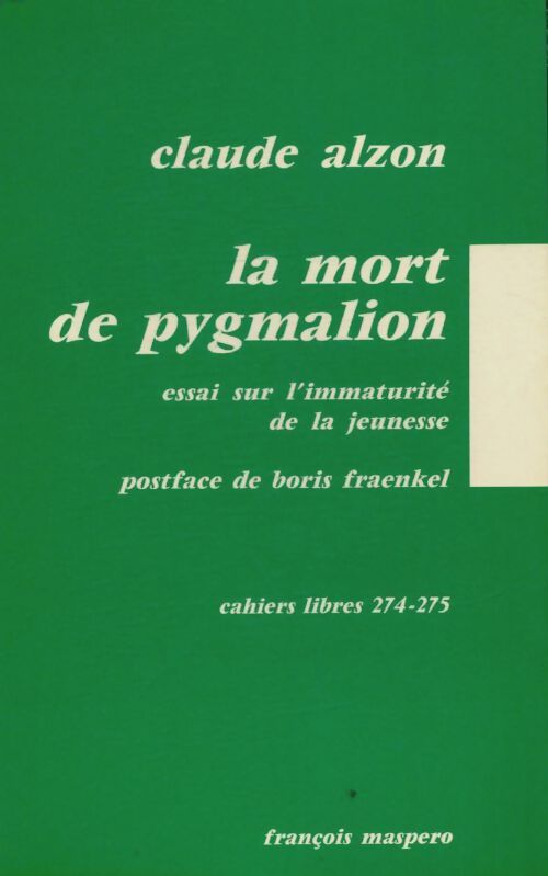 Livrenpoche : La mort de pygmalion - Claude Alzon - Livre