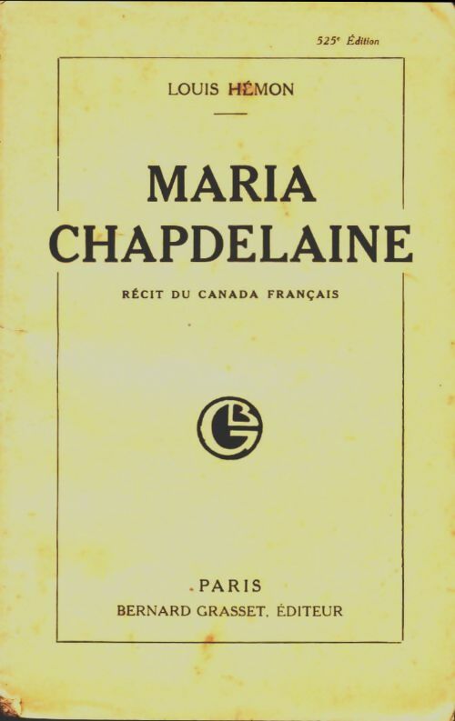 Livrenpoche : Maria Chapdelaine - Louis Hémon - Livre