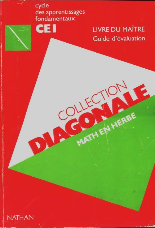 Livrenpoche : Diagonale CE1. Guide du maître - Collectif - Livre
