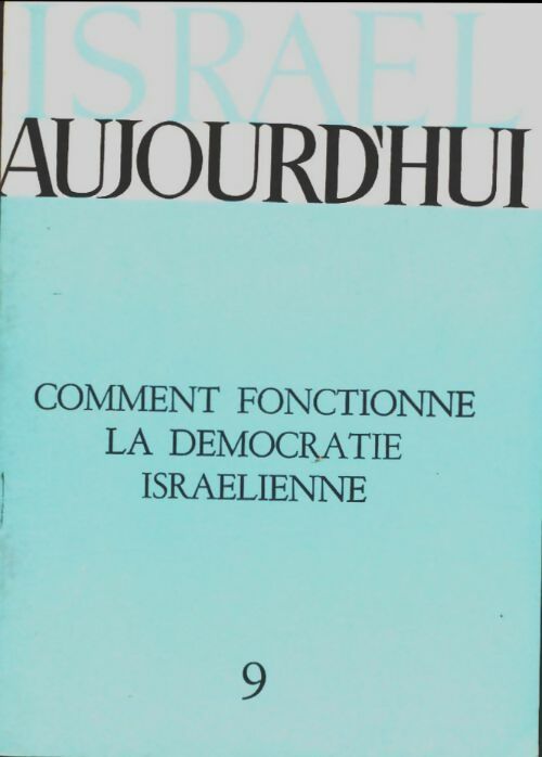Livrenpoche : Comment fonctionne la démocratie israélienne - Misha Louvish - Livre