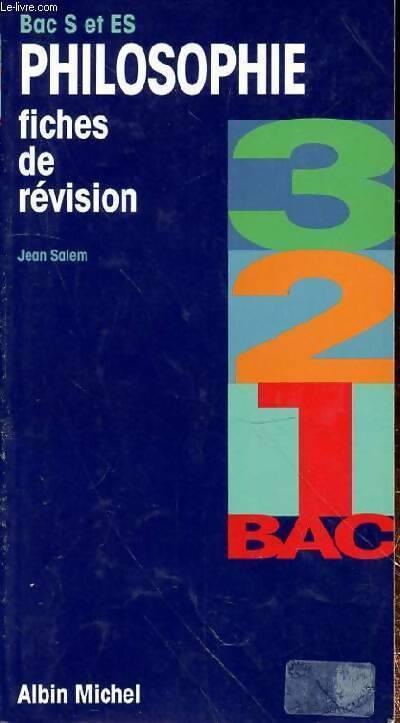 Livrenpoche : Philosophie Terminales S et ES, fiches de révision - Jean Salem - Livre
