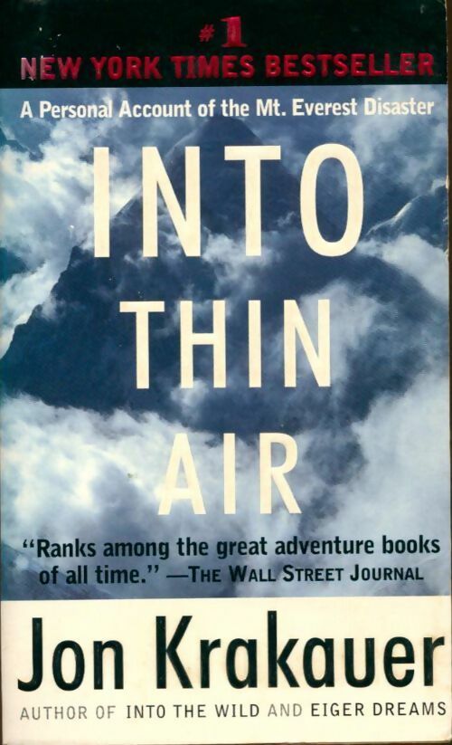Livrenpoche : Into thin air - Jon Krakauer - Livre