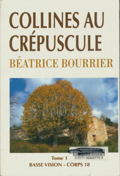 Collines au crépuscule Tome I - Béatrice Bourrier - Livre
