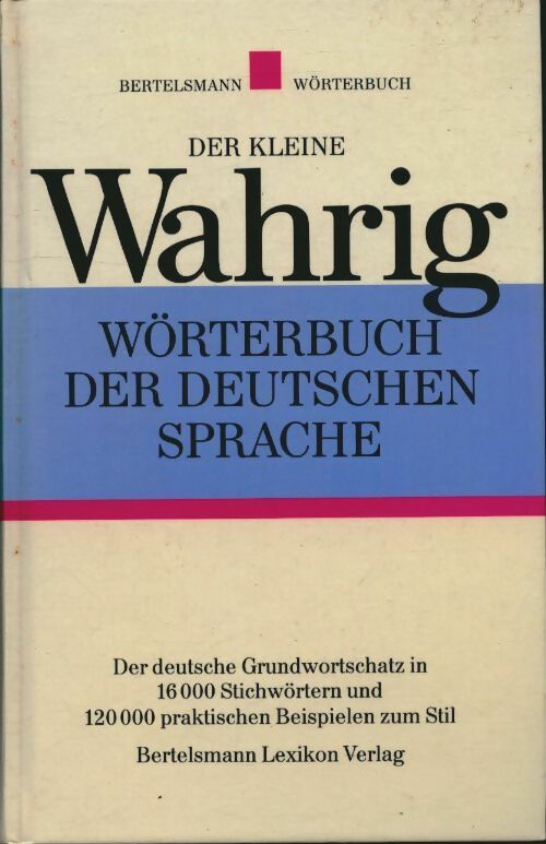 Livrenpoche : Der kleine wahrig. Wörterbuch der deutschen sprache - Collectif - Livre