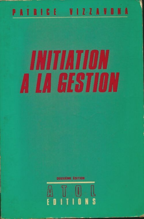 Livrenpoche : Initiation à la gestion - Patrice Vizzavona - Livre